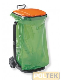 GF CARRELLO PORTASACCO CON COPERCHIO
