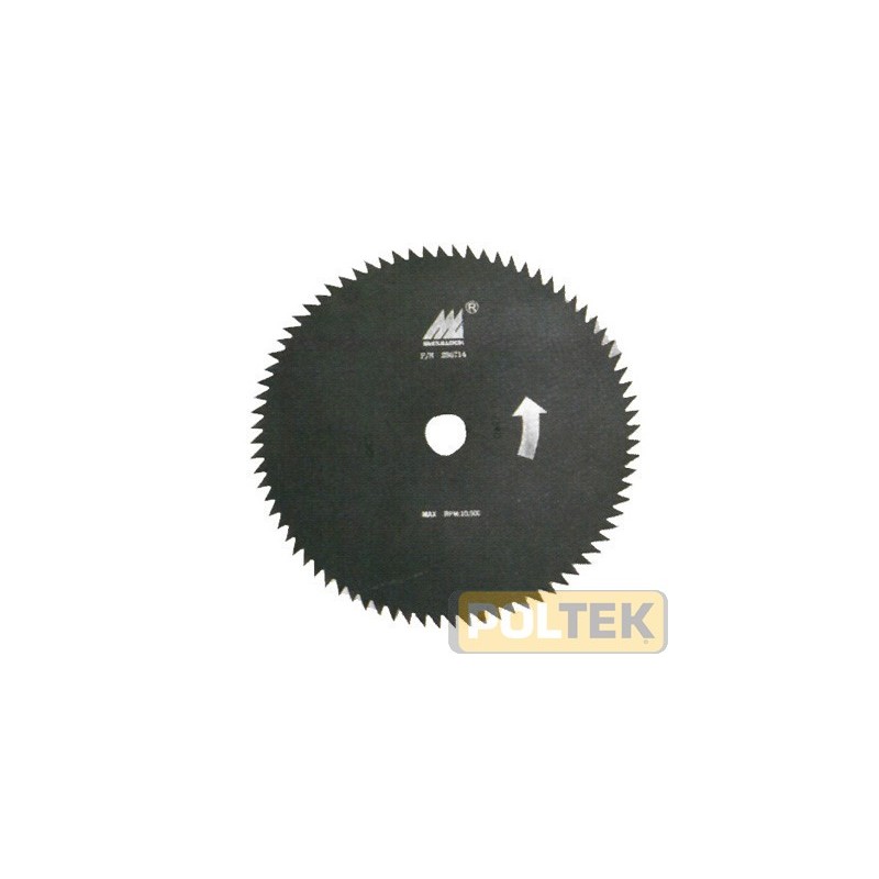 Lama a 80 denti utile pert la pulizia del sottobosco.