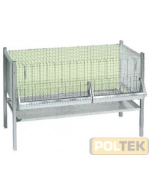 GABBIA PULCINI ANTITOPO COMPLETA 102x53x70