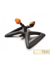 Con due braccia rotanti a doppia regolazione, è l’irroratore più avanzato per un’irrigazione omogenea per grandi e medie s