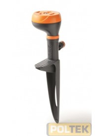 Irroratore circolare multifunzione su picchetto. Design moderno e funzionale studiato per ottenere le massime prestazioni in uti