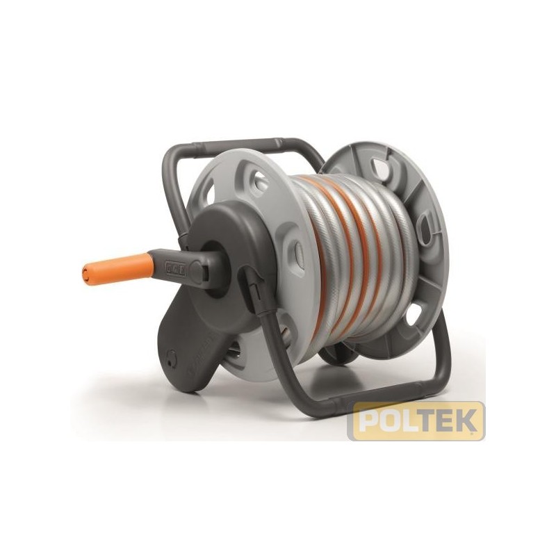 Piccolo avvolgitubo portatile che grazie alla sua leggerezza ed al ridottissimo ingombro è adattabile ai più svariati utilizzi