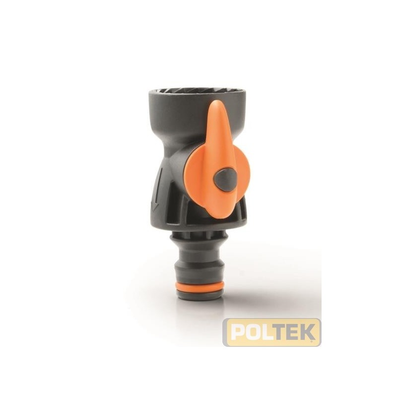 con filetto femmina 3/4”, permette di collegare il raccordo portagomma al distributore a 5 uscite.