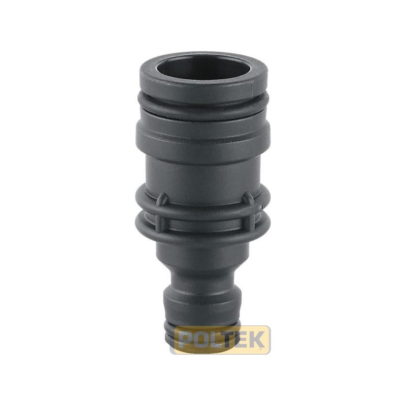 Per unire una linea di tubo con portagomma di grande portata ad una linea di tubo con portagomma standard.