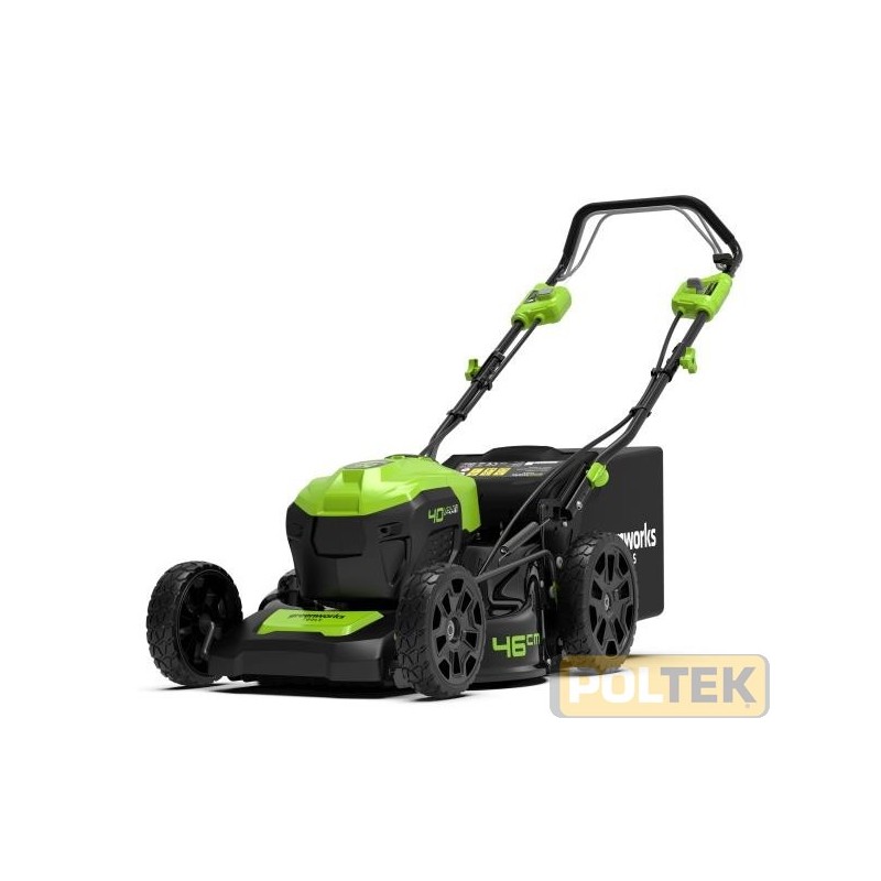 GREENWORKS 40V RASAERBA GD40LM46HPK4 cm 45 C/BATTERIA 4Ah