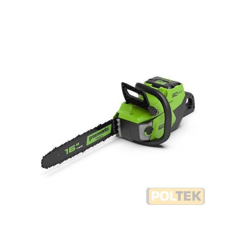 La Greenworks GD60CS40 è una potente motosega a batteria adatta per le attività di taglio più impegnative in casa e giardino 
