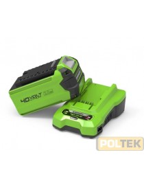 GREENWORKS 40V KIT BATTERIA GSK40B2 2Ah