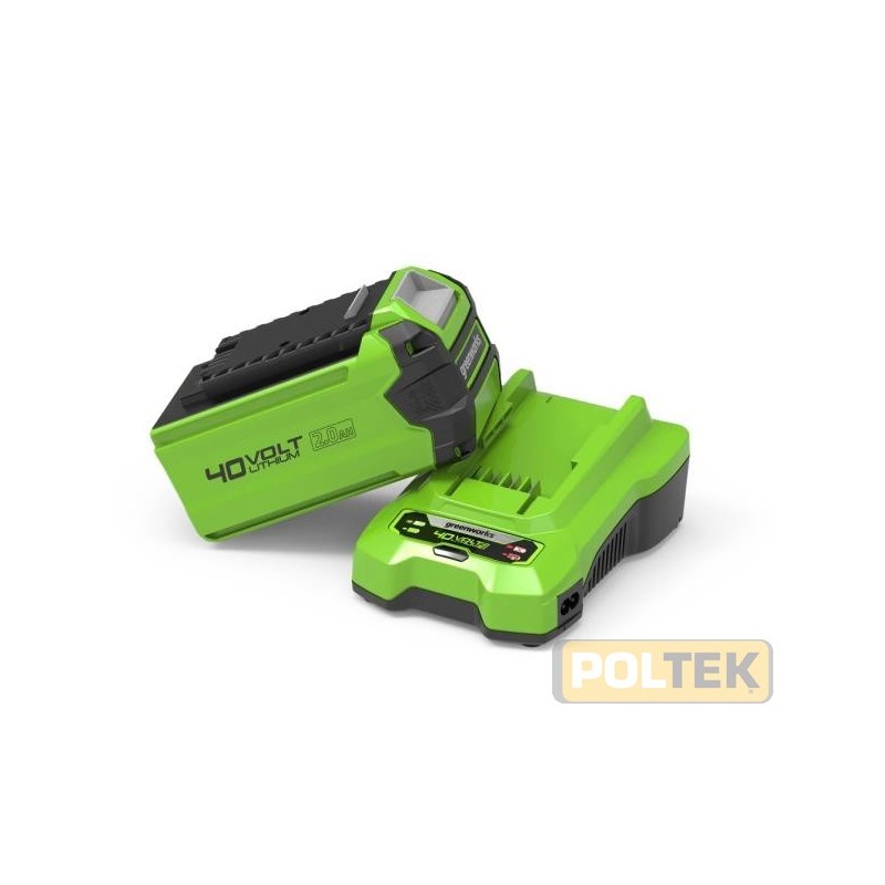 GREENWORKS 40V KIT BATTERIA GSK40B2 2Ah
