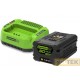 GREENWORKS 60V KIT BATTERIA GSK60B4 4Ah