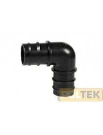 RACCORDO PORTAGOMMA GOMITO A 90° mm 16 x 16