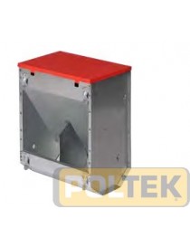 MANGIATOIA ZINCATA CONIGLI DOPPIA