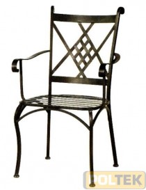 SEDIA IN FERRO BATTUTO