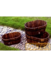 TINOZZA LEGNO OVALE 34x17xh.14