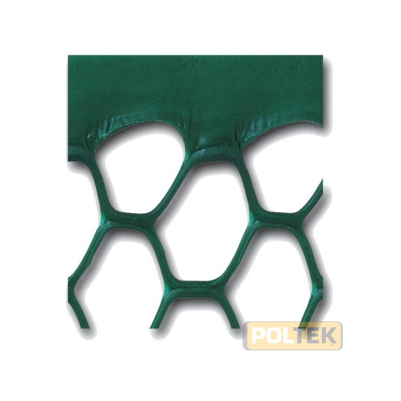 Rete a maglia esagonale, provvista di cimosa ai bordi, leggera ed economica. Uso nella delimitazione e la protezione su balconi 