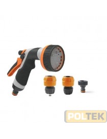 GF SET IRRIGAZIONE GIARDINO pz.4 PISTOLA C/ANNAFFIAT.
