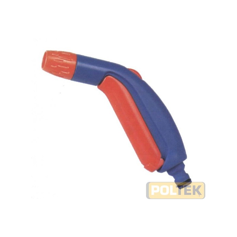 Idropistola professional, dispositivo aperto/chiuso. Regolazione infinitesimale del getto da teso e forte a dolce nebulizzato. R