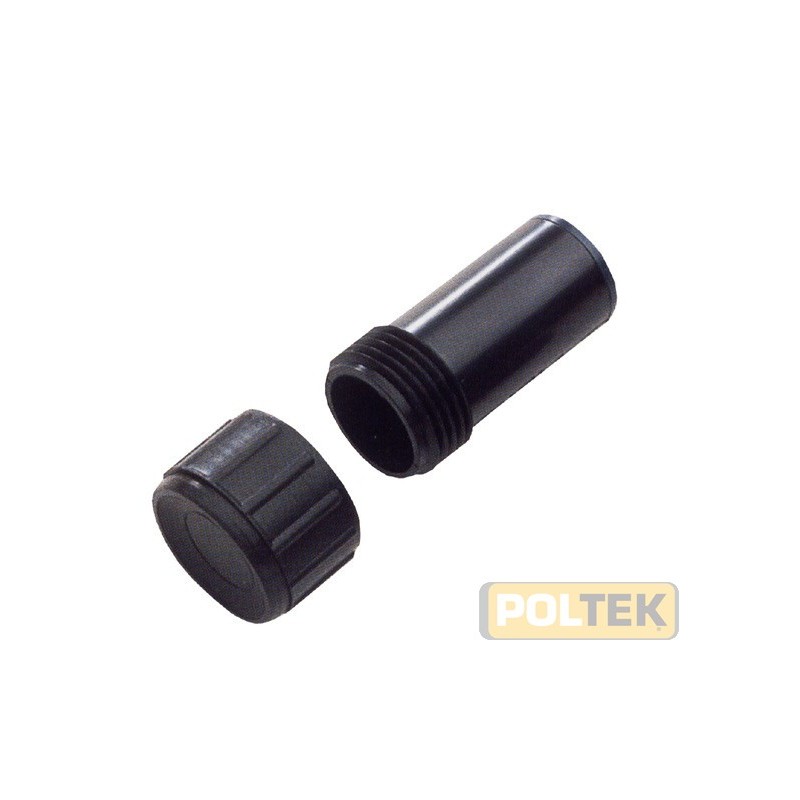 Chiusura fine linea ispezionabile per tubo da ½" (diametro tubo da 13-16 mm.) a compressione. No fascette per il montaggio. Max