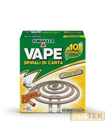 VAPE SPIRALE DI CARTA CITRONELLA (cf. pz.10)