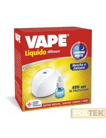 VAPE ELETTROEMANATORE LIQUIDO GIORNO/NOTTE+REFILL 480 ORE