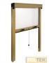 IRS ZANZARIERA AVVOLGIBILE VERTICALE KIT BRONZO cm 160x170