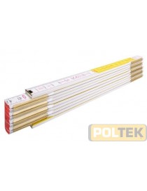 METRI DOPPI LEGNO BIANCO/GIALLO SUPER