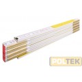 METRI DOPPI LEGNO BIANCO/GIALLO SUPER