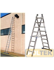 SCALA ALLUM. MARCHETTI 2E AZZURRA mt 6,7 pioli 13+13