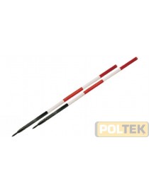 PALINE PER GEOMETRI BIANCA E ROSSA d. mm 28 h. mt 1,60