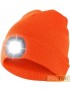 VELAMP BERRETTO LAMPADA LED FRONTALE RIC. ARANCIONE FLUO