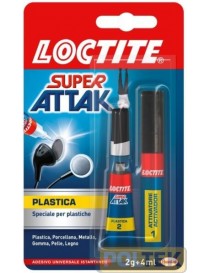 LOCTITE SUPER ATTAK PLASTICA g 2 + ml 4