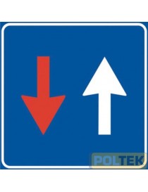 SEGNALE METALLICO TARGA DIRITTO DI PRECEDENZA cm 60