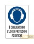 CARTELLO ALL. "OBBLIGO USO CUFFIE" cm 20x30