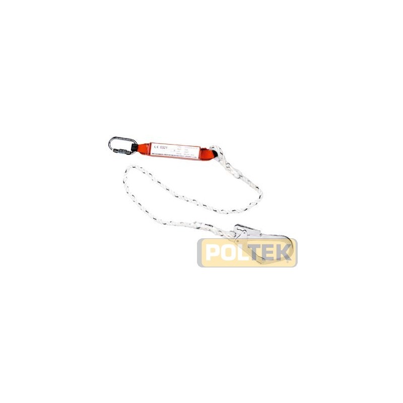 CORDINO ASSORBITORE DI ENERGIA CON GANCIO APERTURA mm 60