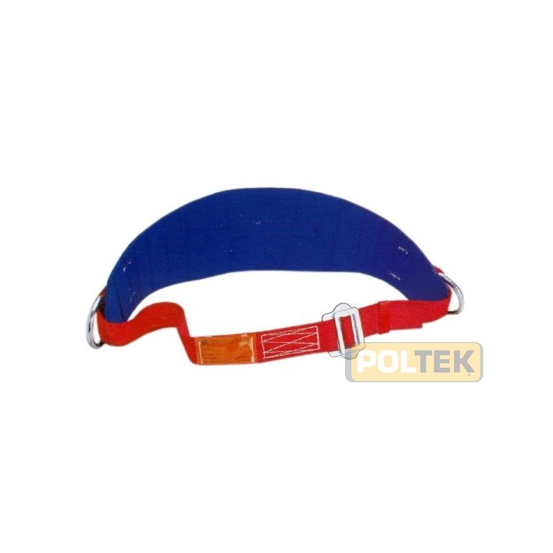 Cintura di posizionamento con supporto per la schiena in materiale termoforato. Taglia unica regolabile che consente a tutti gli