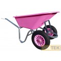 CARRIOLA IBA POLIPR. GARDENIA ZINC 2 RUOTE lt 100 ROSA