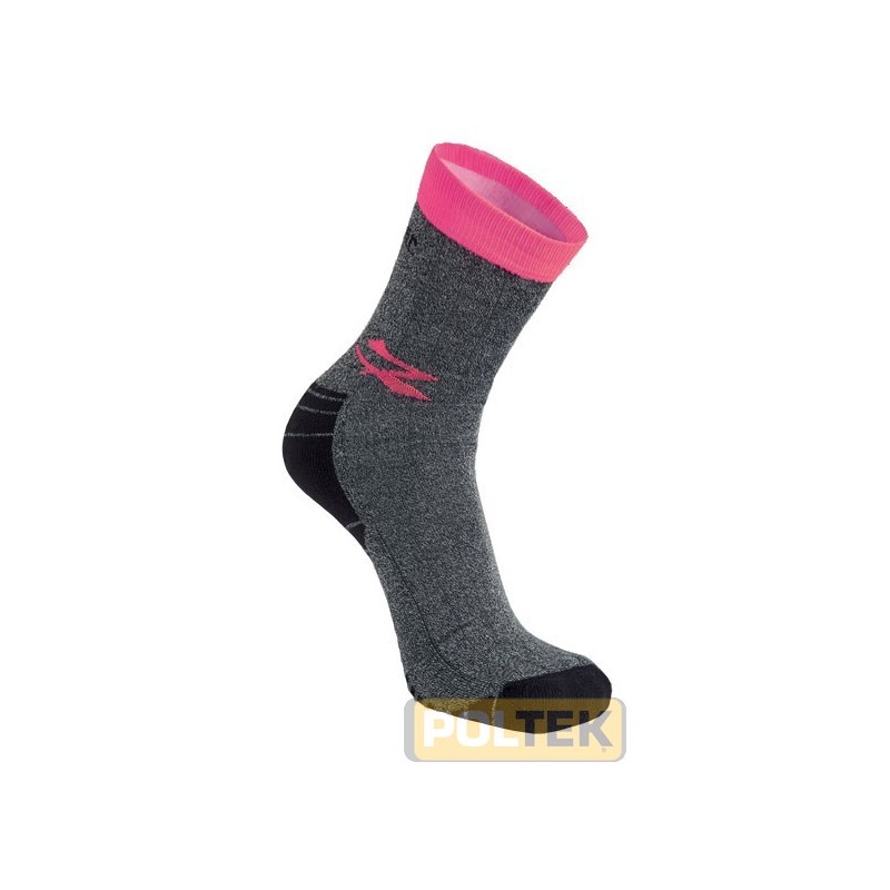 CALZA U-POWER GIADY GRIGIO FUCSIA cf. pz. 2