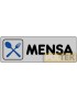 ETICHETTA ADESIVA "MENSA" cm 15x5