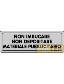ETICHETTA ADESIVA "NON IMBUCARE" cm 15x5