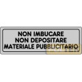 ETICHETTA ADESIVA "NON IMBUCARE" cm 15x5