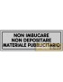 ETICHETTA ADESIVA "NON IMBUCARE" cm 15x5