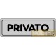 ETICHETTA ADESIVA "PRIVATO" cm 15x5