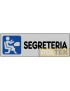 ETICHETTA ADESIVA "SEGRETERIA" cm 15x5