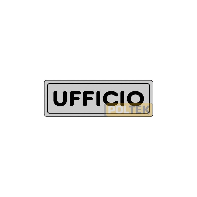ETICHETTA ADESIVA "UFFICIO" cm 15x5