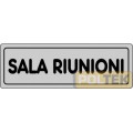 ETICHETTA ADESIVA "SALA RIUNIONI" cm 15x5