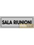 ETICHETTA ADESIVA "SALA RIUNIONI" cm 15x5