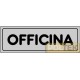 ETICHETTA ADESIVA "OFFICINA" cm 15x5