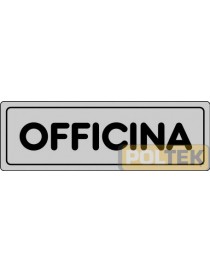 ETICHETTA ADESIVA "OFFICINA" cm 15x5