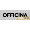 ETICHETTA ADESIVA "OFFICINA" cm 15x5