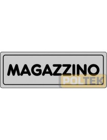 ETICHETTA ADESIVA "MAGAZZINO" cm 15x5