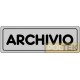 ETICHETTA ADESIVA "ARCHIVIO" cm 15x5